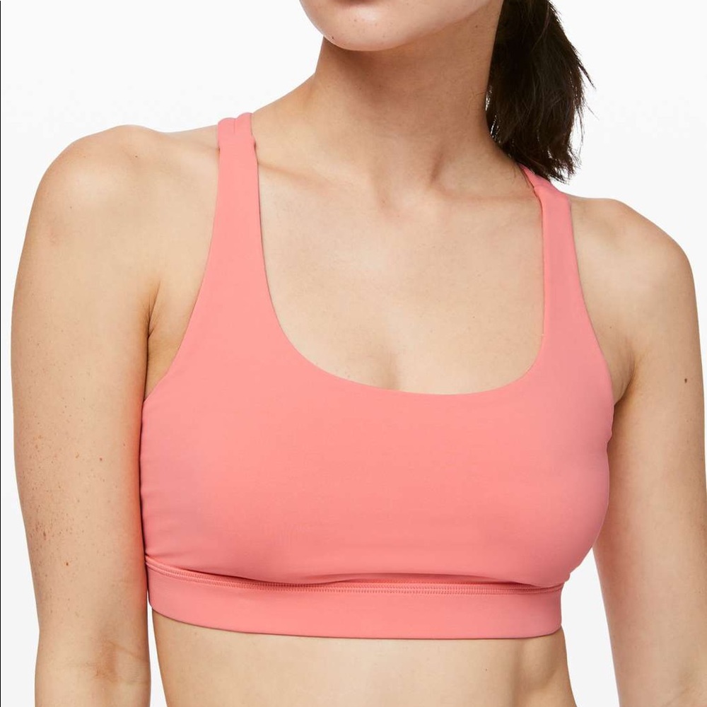 Lululemon Energy Bra Medium Support, Coral